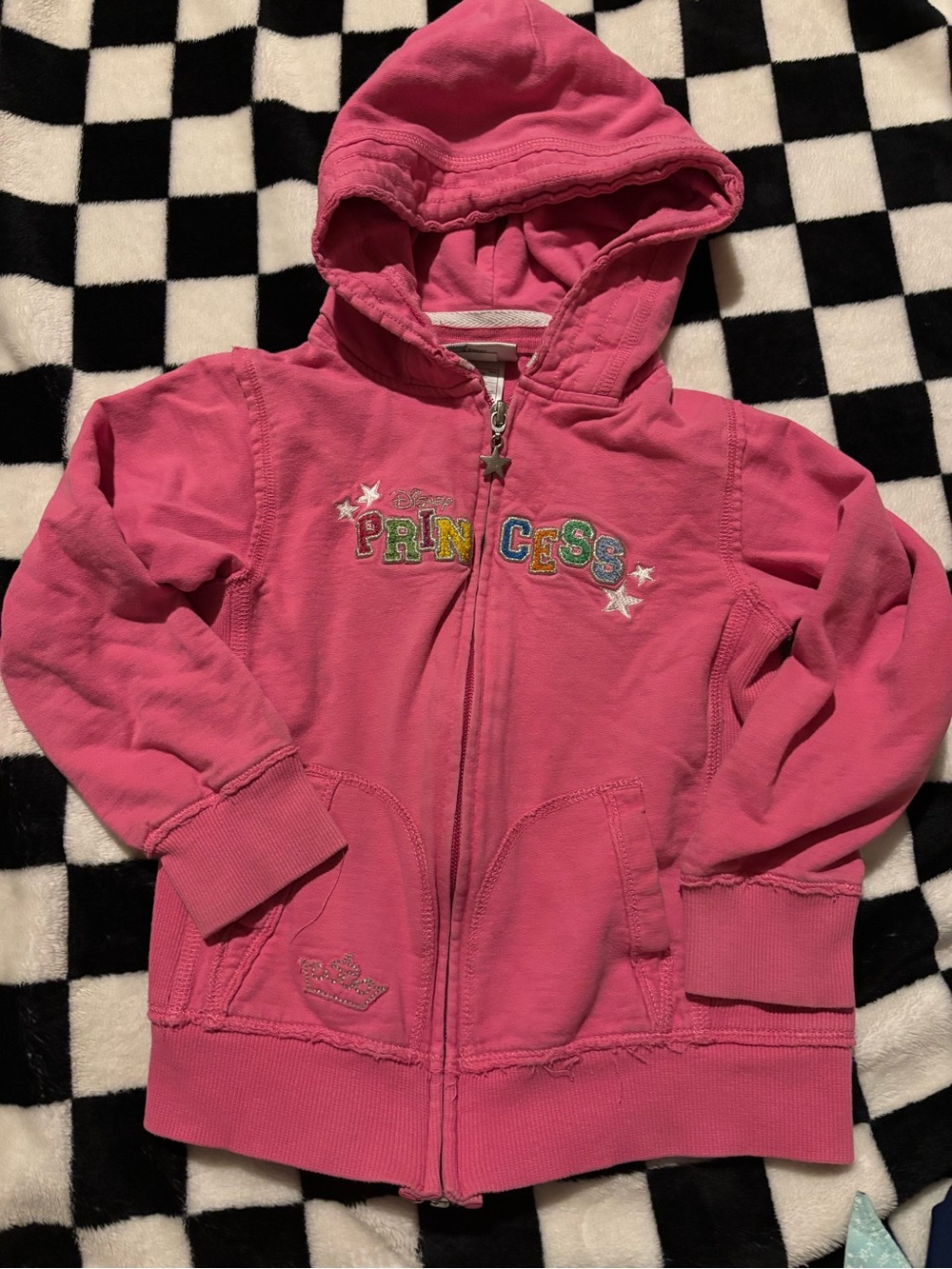Small Disney princess zip up hoodie